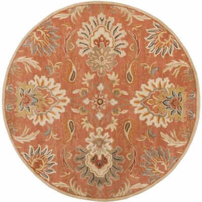 Hauteloom Chesterton Hand Tufted Orange 1112 Area Rug