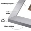 Americanflat 5 Pack of Picture Frames with Mat - Plexiglass Cover - 3 of 4