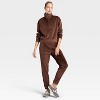 Women's Velour Ribbed 1/2 Zip Sweatshirt - All In Motion™ - 3 of 4