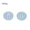 Unique Bargains Resin Snap Fastener Round Flat 4-Hole Sewing Buttons 10 Pcs - 3 of 4