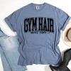 Simply Sage Market Gym Hair Varsity Garment Dyed Tee - 3 of 4