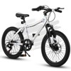 Cesicia 20 Inch Kids' Bike, 7 Speed Teenager Children Kids' Bicycles, Front Suspension Disc Brake Rear V-Brake, High Steel Frame - 2 of 4