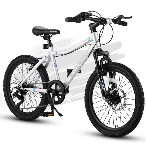 20in Kids Mountain Bike 14in Height Carbon Steel Frame 7 speed With Front Disc Brake And Rear V brake Carbon Steel Frame Bicycles For 8 12 Boy Girl Target