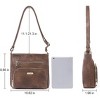 CLUCI Small Crossbody Purse for Women Compact Vegan Leather Purse with Multi Pockets Shoulder Handbags for Travel - 3 of 3