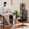 ALEXOUN Mesh Rolling Swivel Task and Office Chairs with Wheels,Flip-up Arms & Adjustable Height Gaming Chairs,Lumbar Support,for Home,Office - 2 of 4