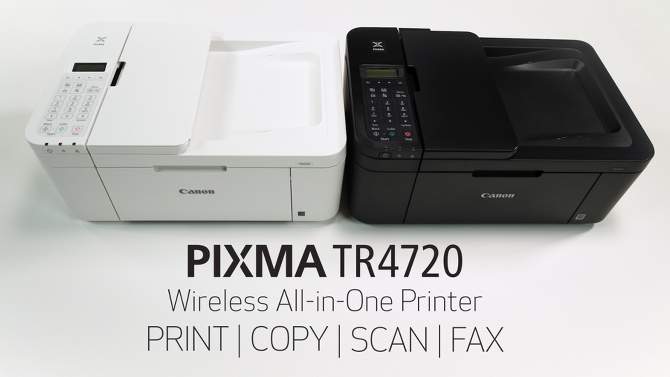 Canon Pixma TR4720 Wireless Inkjet All-In-One Printer - Black, 2 of 10, play video
