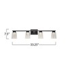 Artcraft Lighting Dalton 4 - Light Vanity in  Black - 2 of 4