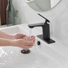 BWE Single Hole Single-Handle Bathroom Faucet in Matte Black - 4 of 4