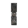 Marble Candle Holder - Contemporary Decorative Stone Taper Stand - Modern Accent for Home, Office, Living Room, Bedroom - 12" Green - 3 of 4