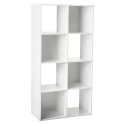 11" 8 Cube Organizer Shelf White - Room Essentials™