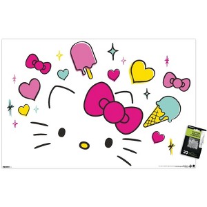 Trends International Hello Kitty: 2016 General - Sweet and Simple Kitty Unframed Wall Poster Prints - 1 of 4