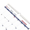 Twin-Wirebound Wall Calendar, One Month per Page, 8 x 11, White/Blue Sheets, 12-Month (Jan to Dec): 2026 - 2 of 4