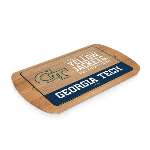 NCAA Georgia Tech Yellow Jackets Parawood Billboard Glass Top Serving Tray - image 1 of 3