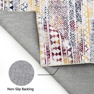 Modern Washable Hallway Runner,Bohemian Rugs ,Non-Slip Non-Shedding Kitchen Entrway Bathroom Floor Mat for Living Room Bedroom - 1 of 4