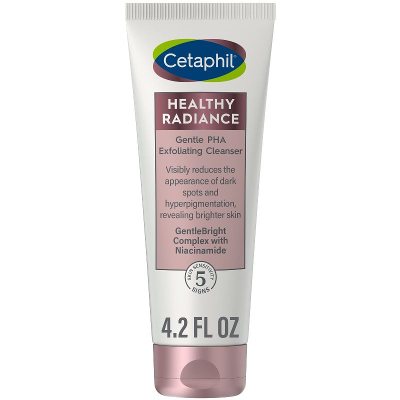 Cetaphil Healthy Radiance Gentle PHA Exfoliating Cleanser - 4.2 fl oz, 1 of 8