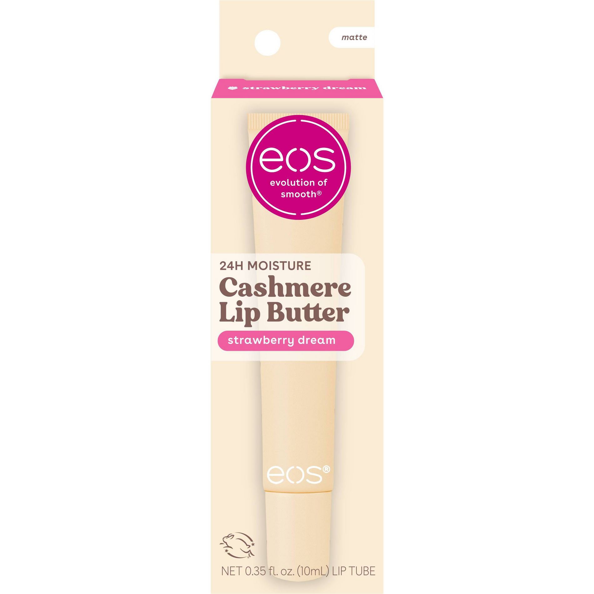 eos Strawberry Dream Lip Balm Cashmere - 0.35oz