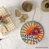 Cluck Happens Rooster with Humor Ornament, Quirky Retro Christmas Gift| OrnamentallyYou - 4 of 4