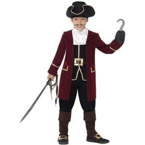 Smiffy Deluxe Pirate Captain Boys' Costume - 1 of 1