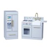 Teamson Kids Little Chef Charlotte Modern Wooden Play Kitchen with Realistic Stove, Sink, Fridge & Accessories - 2 of 4