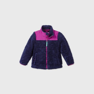 toddler girl fleece jacket with hood