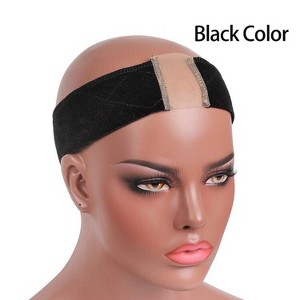 Labhairs 2PCS Lace Wig Grip For Human Hair Wig Keep Lace Wig In Place Adjustable Band - 1 of 4
