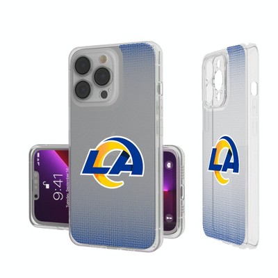 Keyscaper Los Angeles Rams Linen Clear Cell Phone Case for iPhone 14 Plus