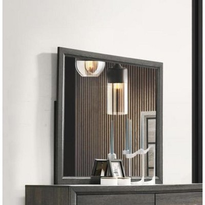 Valdemar Weathered Gray Finish Mirror