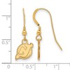 Black Bow Jewelry 14k Yellow Gold Plated Sterling Silver New Jersey Devils NHL Dangle Earrings - 2 of 3