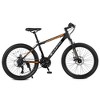 Okak 26IN Mountain Bike with 21 Speeds and Mechanical Disc Brakes, Adult Bike with High-Carbon Steel Frame, Dirt Bike for Kids & Adults - 2 of 4