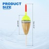 Unique Bargains Plastics Oval Bobber Gear Fishing Floats Rigs 2 Pcs - 2 of 4