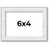 PosterPalooza | Photo Size Textured White Picture Frame - UV Acrylic, Foam Board Backing, Hanging Hardware - 2 of 4