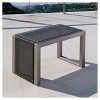 Cape Coral Square Wicker Side Table - Gray - Christopher Knight Home: Durable, Weather-Resistant Patio Furniture - 3 of 4