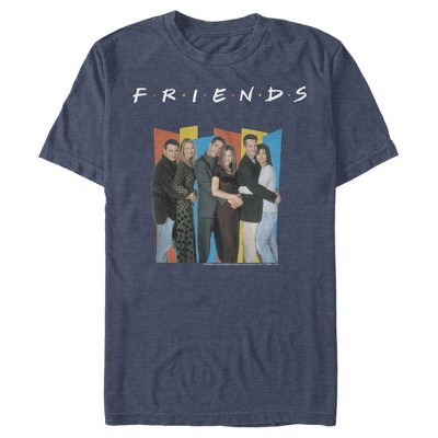 Men's Friends Group Geometric Pose T-Shirt