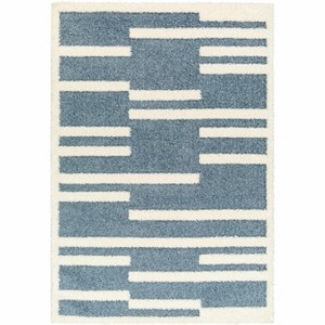 Hauteloom Imani Gray Blue Area Rug - 1 of 4