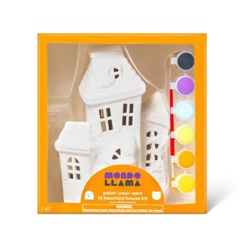 Halloween Lit Ceramic Haunted House Kit - Mondo Llama™