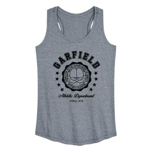 Women's - Garfield - Varsity Seal Graphic Racerback Tank - 1 of 4