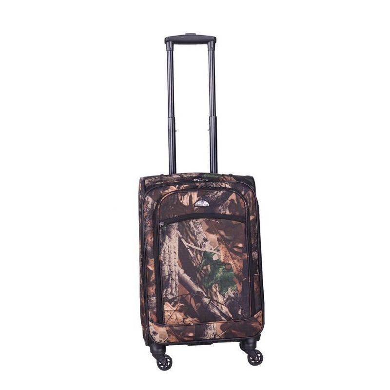 American Flyer Camo Green 5-Piece Spinner Luggage Set, 2 of 12