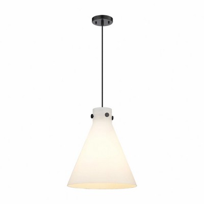 Newton Cone - 1 Light Pendant In Industrial Style-16.5 Inches Tall and 14 Inches Wide