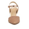 Sha Ankle Strap Slingback Stiletto Heel Sandals Women - 3 of 4