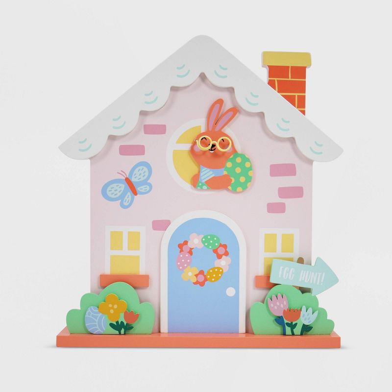 Easter Bunny Wood House - Spritz&#8482;, 1 of 7
