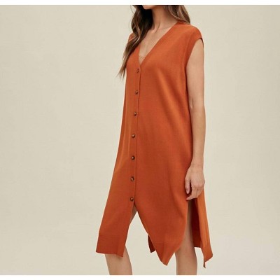 Women's Maxi Button Up Cardigan - WISHLIST