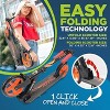 Jovial 2-Wheel Folding Kick Scooter, Adjustable Height, 7" Wheels, Anti-Slip Deck - 3 of 4