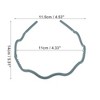Unique Bargains Women's Classic Fashion Frosted Wavy Hairband 5.51"x4.53" 1 Pc - 3 of 4