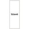 PosterPalooza | Panoramic Textured White Picture Frame - UV Acrylic, Foam Board Backing, Hanging Hardware - 2 of 4