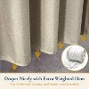 LunaLulinlk Fabric Shower Curtain with Hooks - 3 of 4