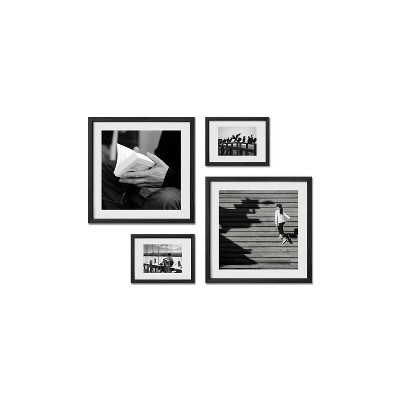 Haus and Hues Harrow Gallery Frames with Real Glass and Mat