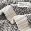 Snuggle Sac Reversible Throw Blanket Knitted Blanket Soft Bedding Blankets - 3 of 4