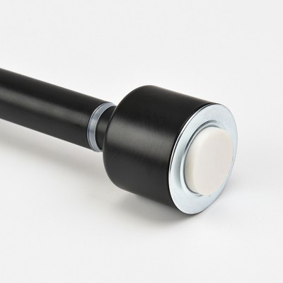Idesign Curved Shower Curtain Rod Matte Black : Target