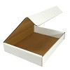 UOFFICE White Corrugated Mailer and Literature Boxes Sets of 50 (11" x 8.75" x 2" Mailer box) - 2 of 4