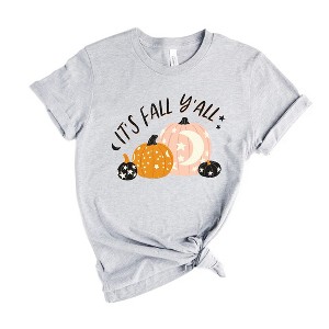 Simply Sage Market Women's Boho It's Fall Y'all Pumpkins Short Sleeve Graphic Tee - 1 of 4